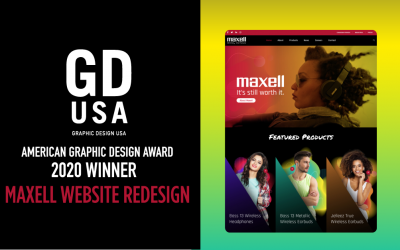 Award-Winning Design Series: Maxell USA Website Redesign