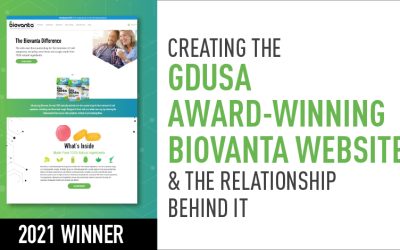 Creating the GDUSA Award-Winning Biovanta Website & the Relationship Behind It